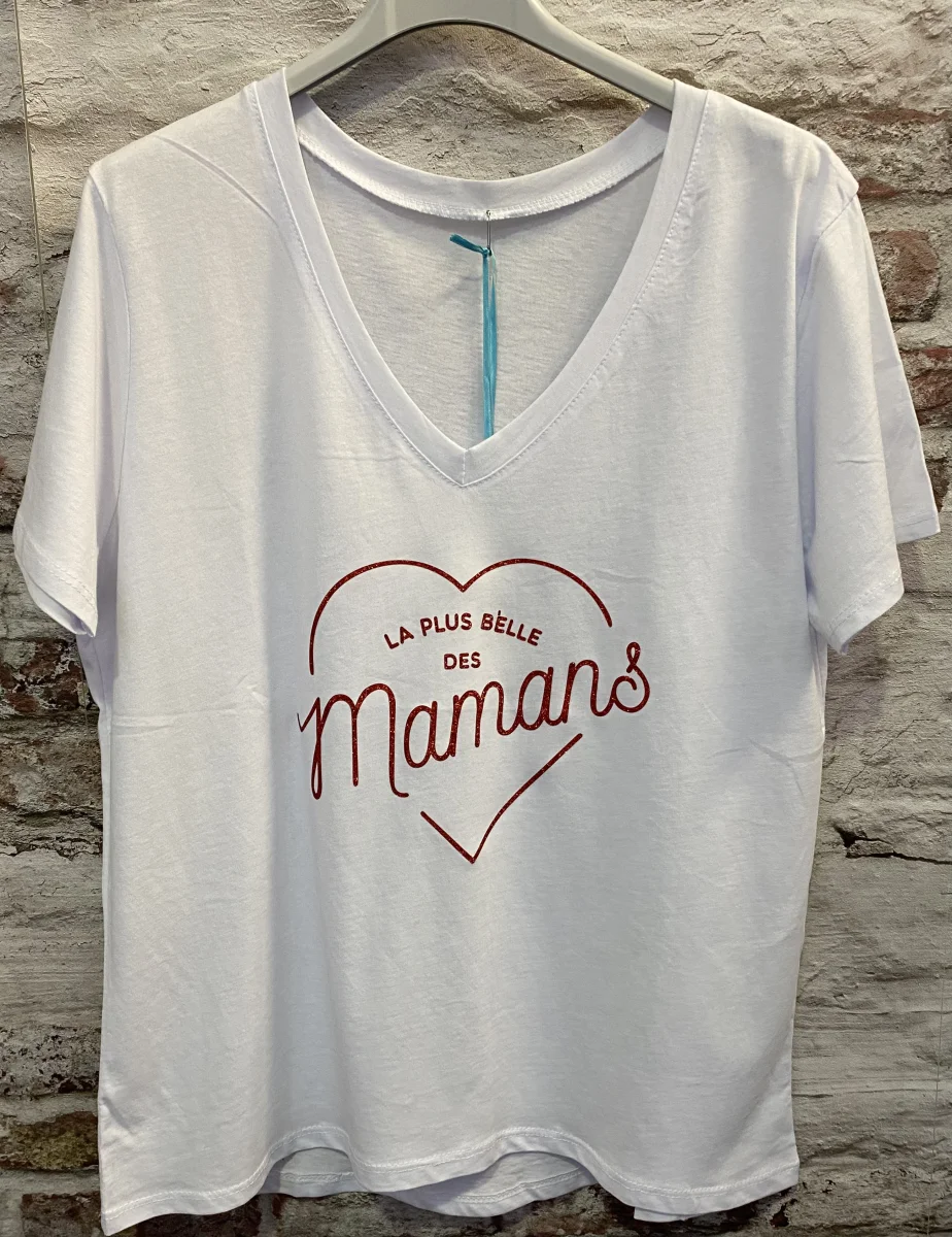 Tshirt la plus belle des maman | Jus de coco 