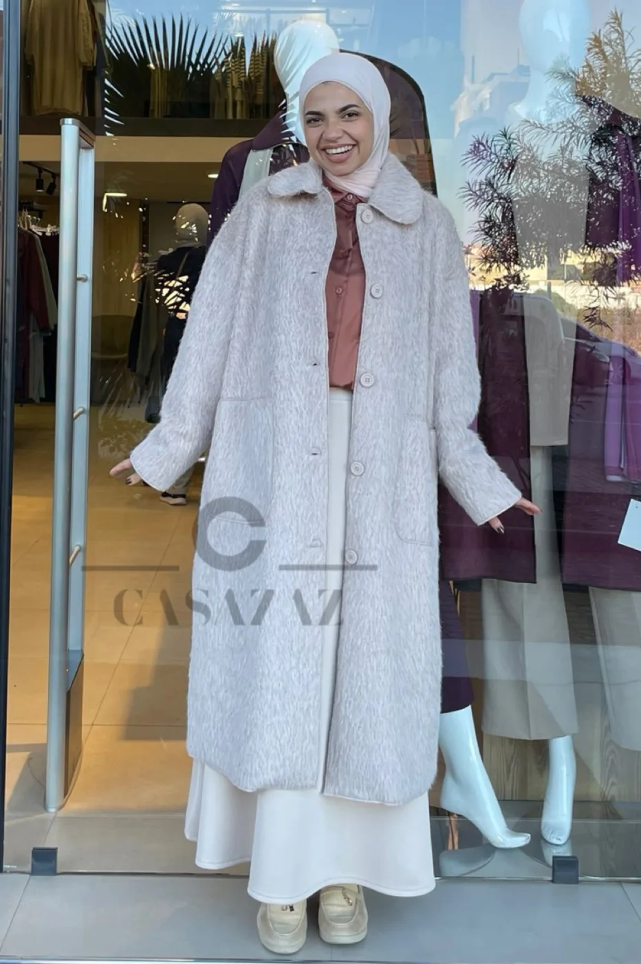 Manteau effet Fourure | CasaZaz