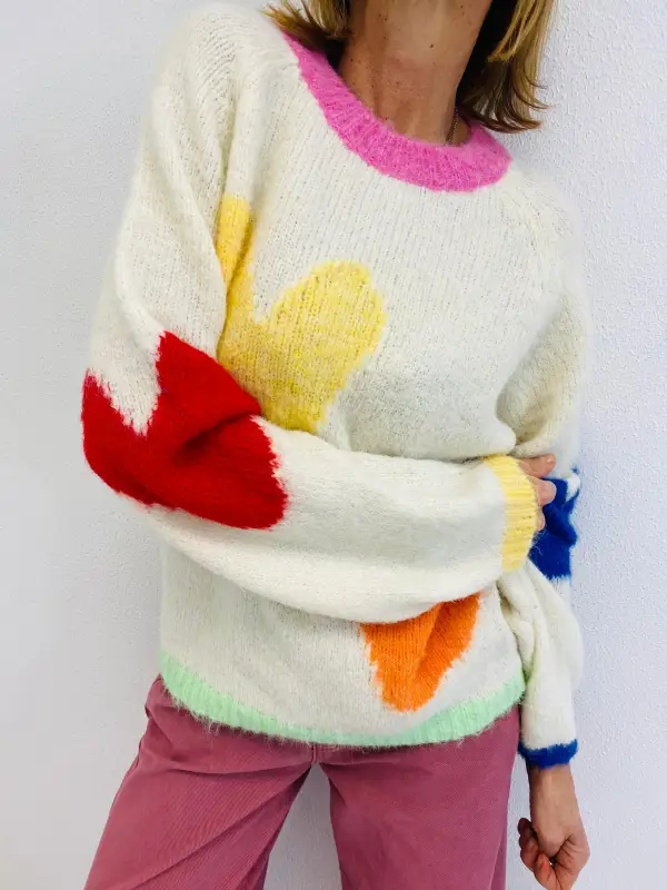 Pull ❤️🩵💚💛💙💜 | L’Atelier d’Eve 