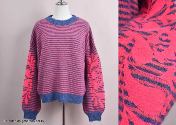 Blauwe en roze truin | PONTE BONITA 