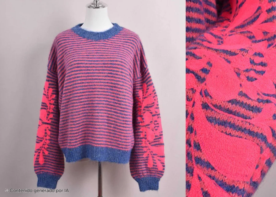 Blauwe en roze truin | PONTE BONITA 