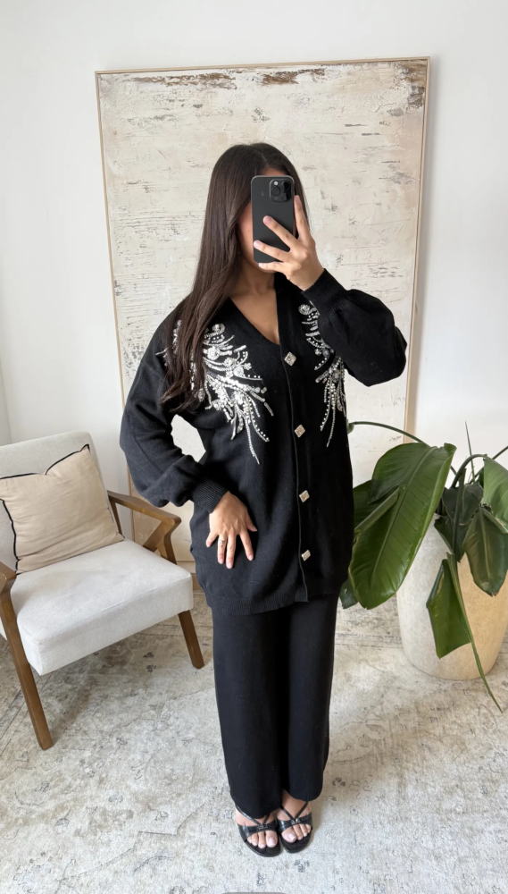Ensemble Maille Luxe Perlé | Jasmine créations 