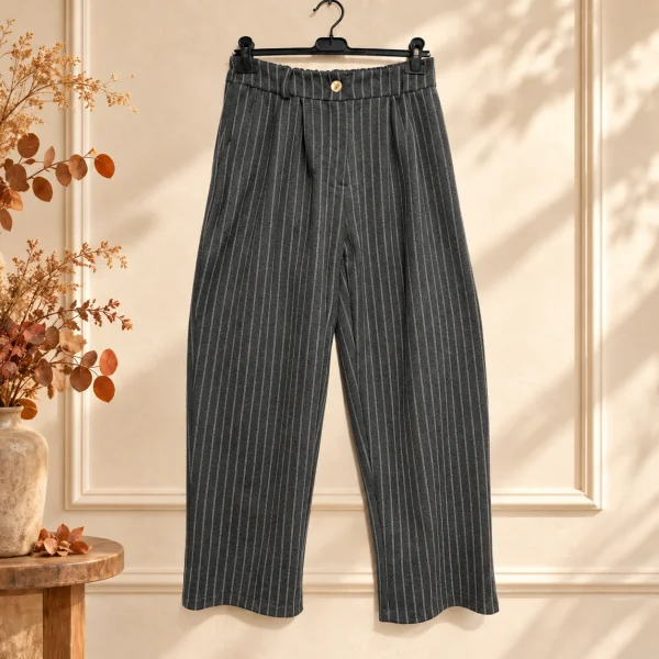 PRÉCOMMANDE pantalon " Gabrielle " gris 36 au 44 | Les Chics Filles by Sab