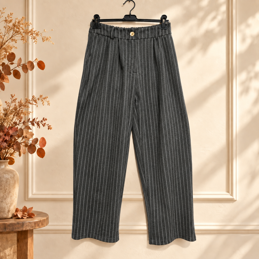 PRÉCOMMANDE pantalon " Gabrielle " gris 36 au 44 | Les Chics Filles by Sab