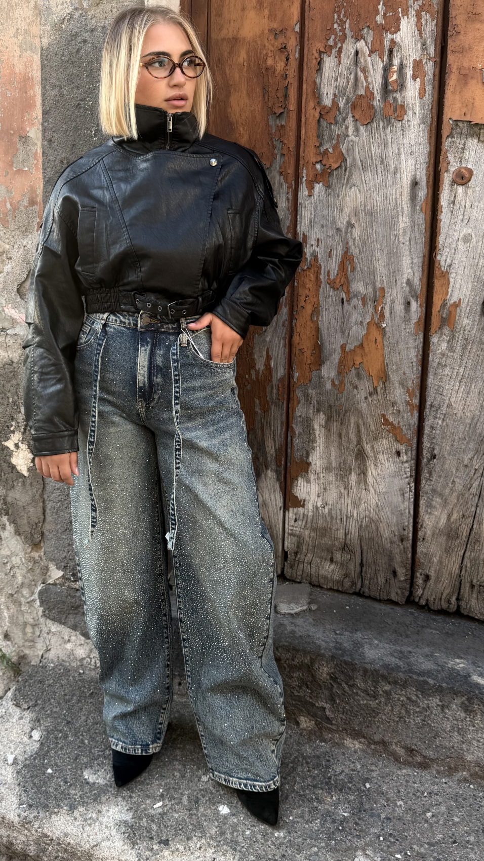 Jeans Glitter Ballon | Moda Shop