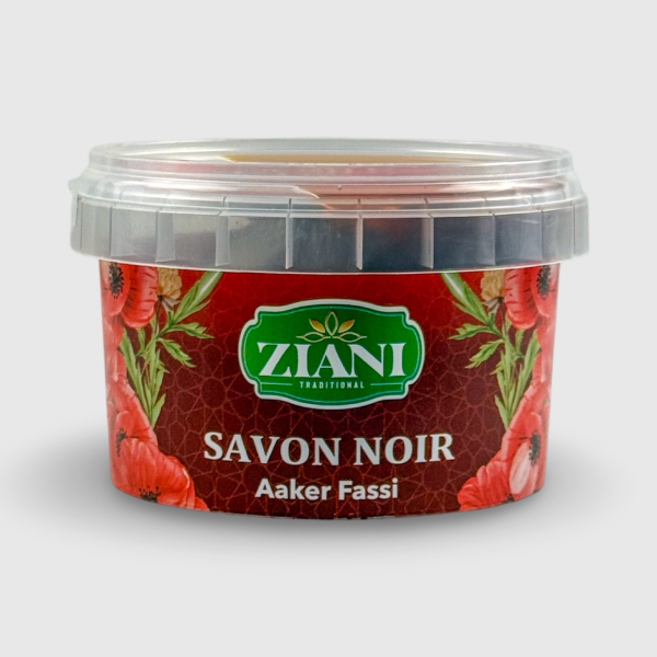 SAVON NOIR AKER FASSI 250 GR | AMCOSMETIK