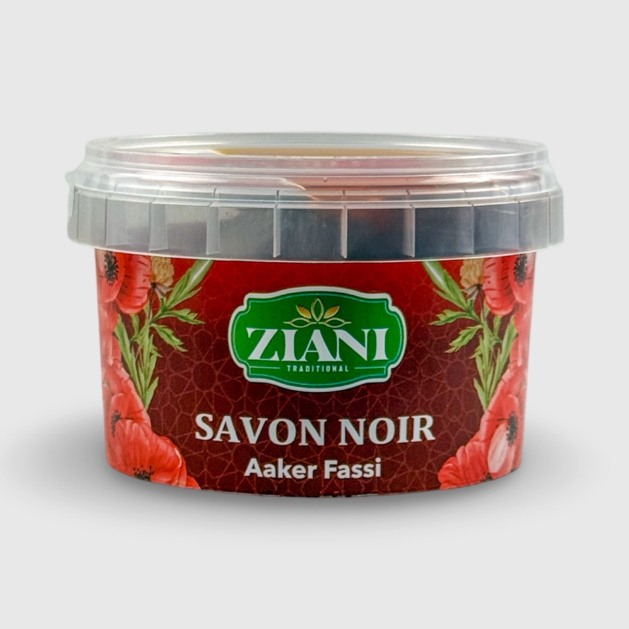 SAVON NOIR AKER FASSI 250 GR | AMCOSMETIK