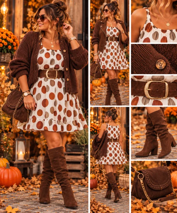 Robe " margaux" rouille 38 au 48 | Les Chics Filles by Sab