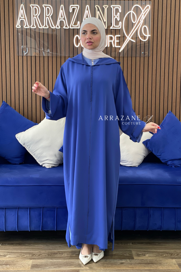 Djellaba Crêpe Berchman Violet | CasaZaz