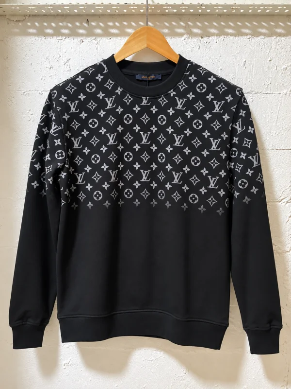 Louis Vuitton Sweatshirt Monogram Pattern  Black | 