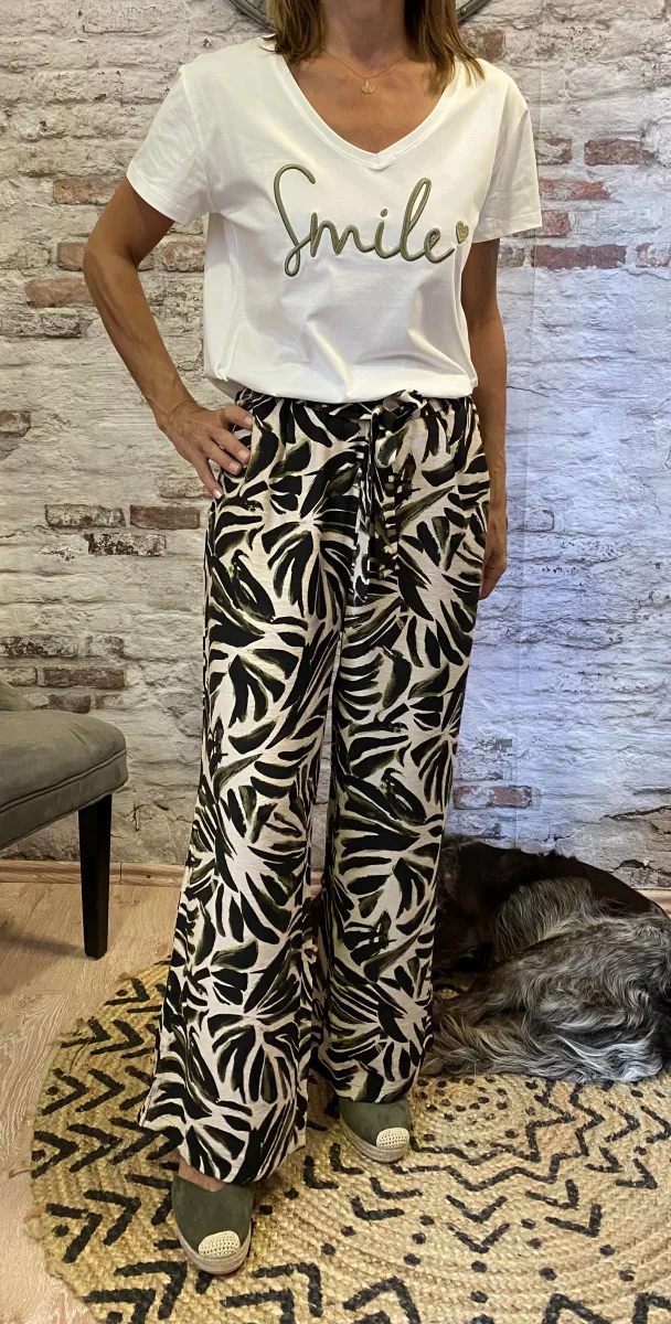 Pantalon fluide | Jus de coco 