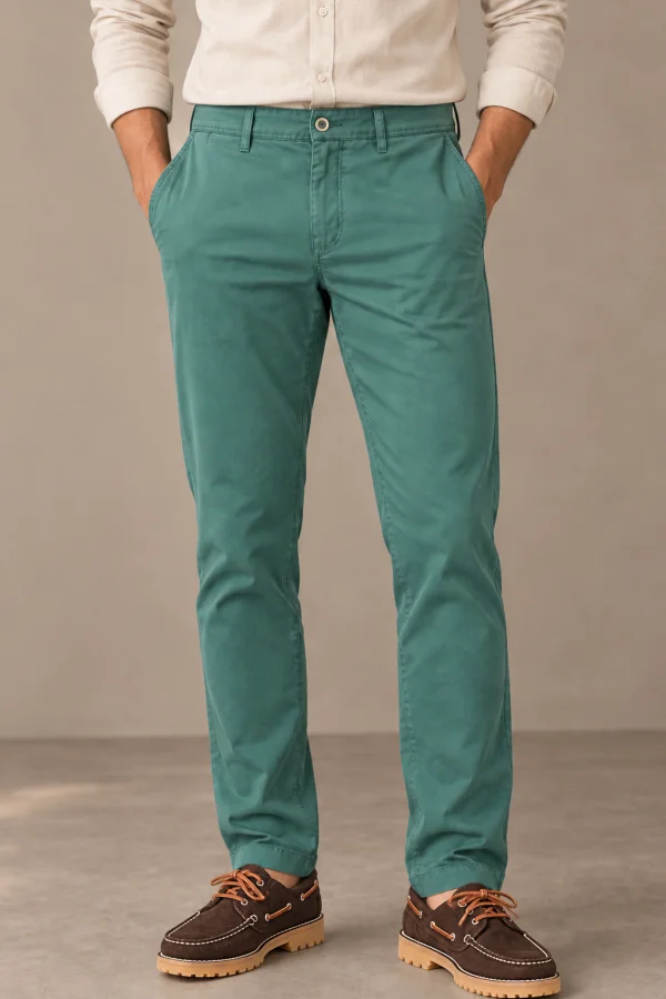 Calça Chino Blue Coast em Verde Salvia Cod.972 | definne