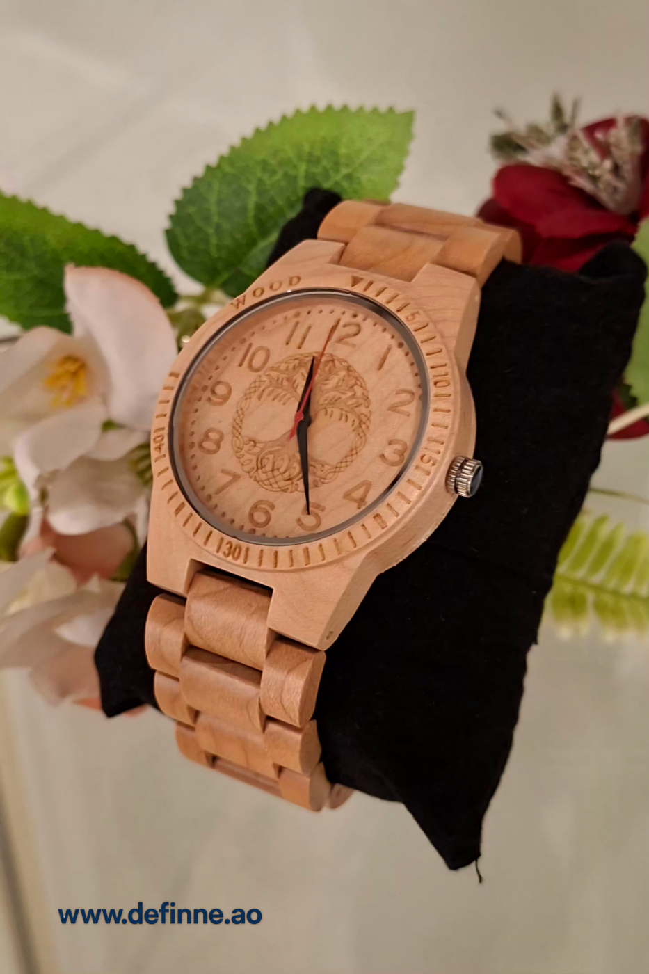 Relógio Analógico Wood Wath Timber | Definne