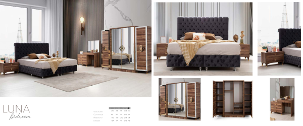 Chambre à coucher LUNA | MULTI-AFFAIRES