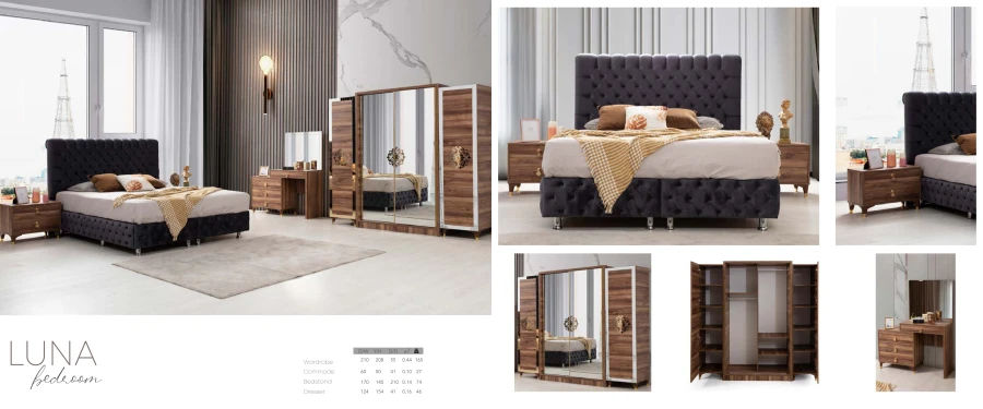 Chambre à coucher LUNA | MULTI-AFFAIRES