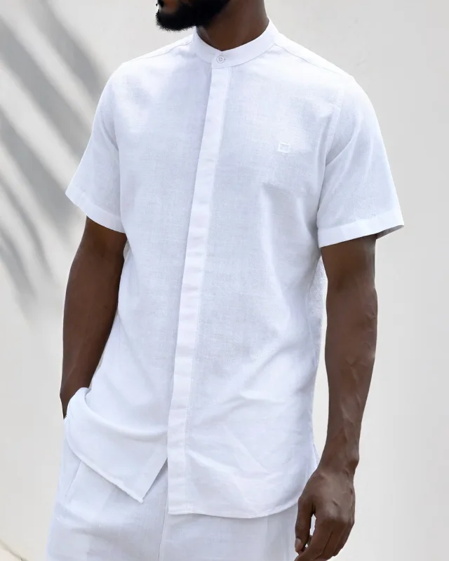 CHEMISE LIN COTON S25 – QABA’IL | AMCOSMETIK