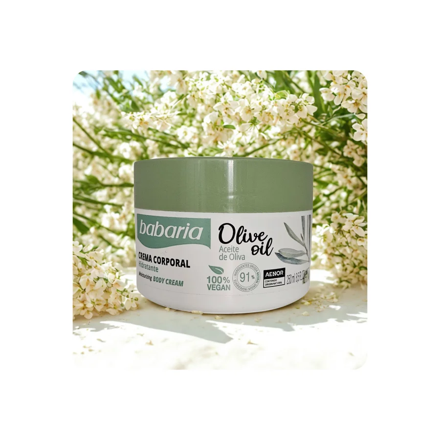 Crème corporelle huile d'olive - Babaria | Dîna Shop'