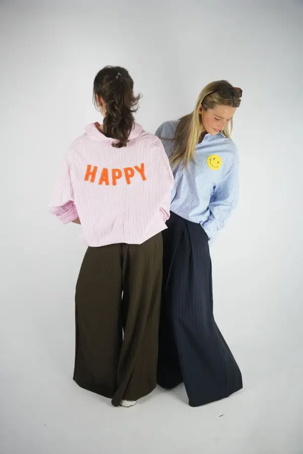 Happy Stripes Cotton Shirt | Salsa Color