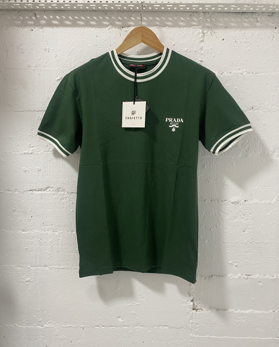 Prada Milano T-Shirt Green  | MASSIMOLUXURYOUTLET