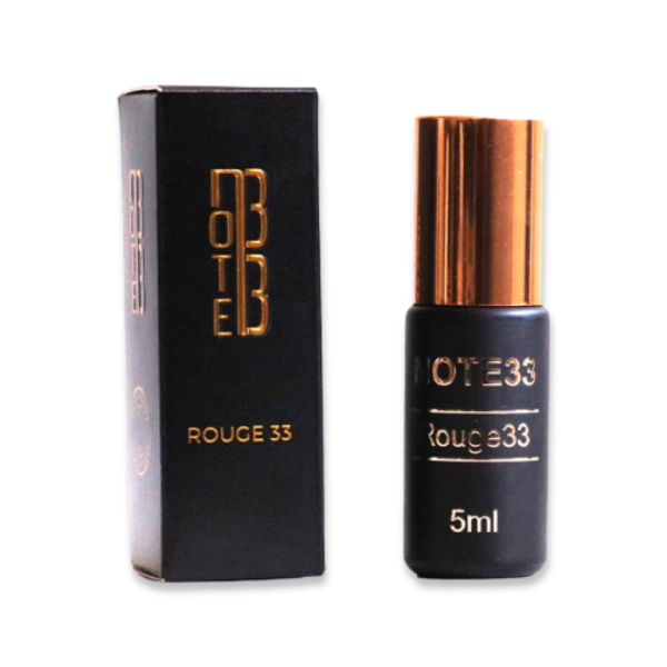 ROUGE 33 - 5ML - ROLL ON - EXTRAIT DE PARFUM - HOMME - FEMME - NOTE33 | AMCOSMETIK
