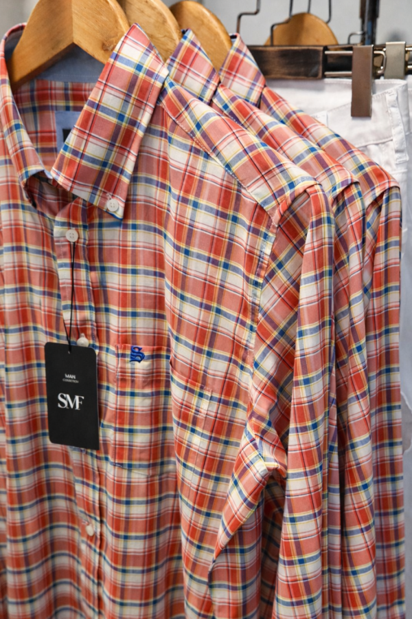 Camisa Homem da Semáforo em Holograma Vermelho  | definne