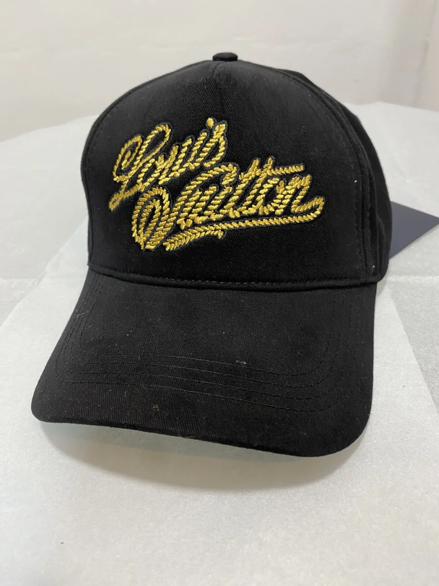 Louis Vuitton Cap Black/Yellow  | MASSIMOLUXURYOUTLET
