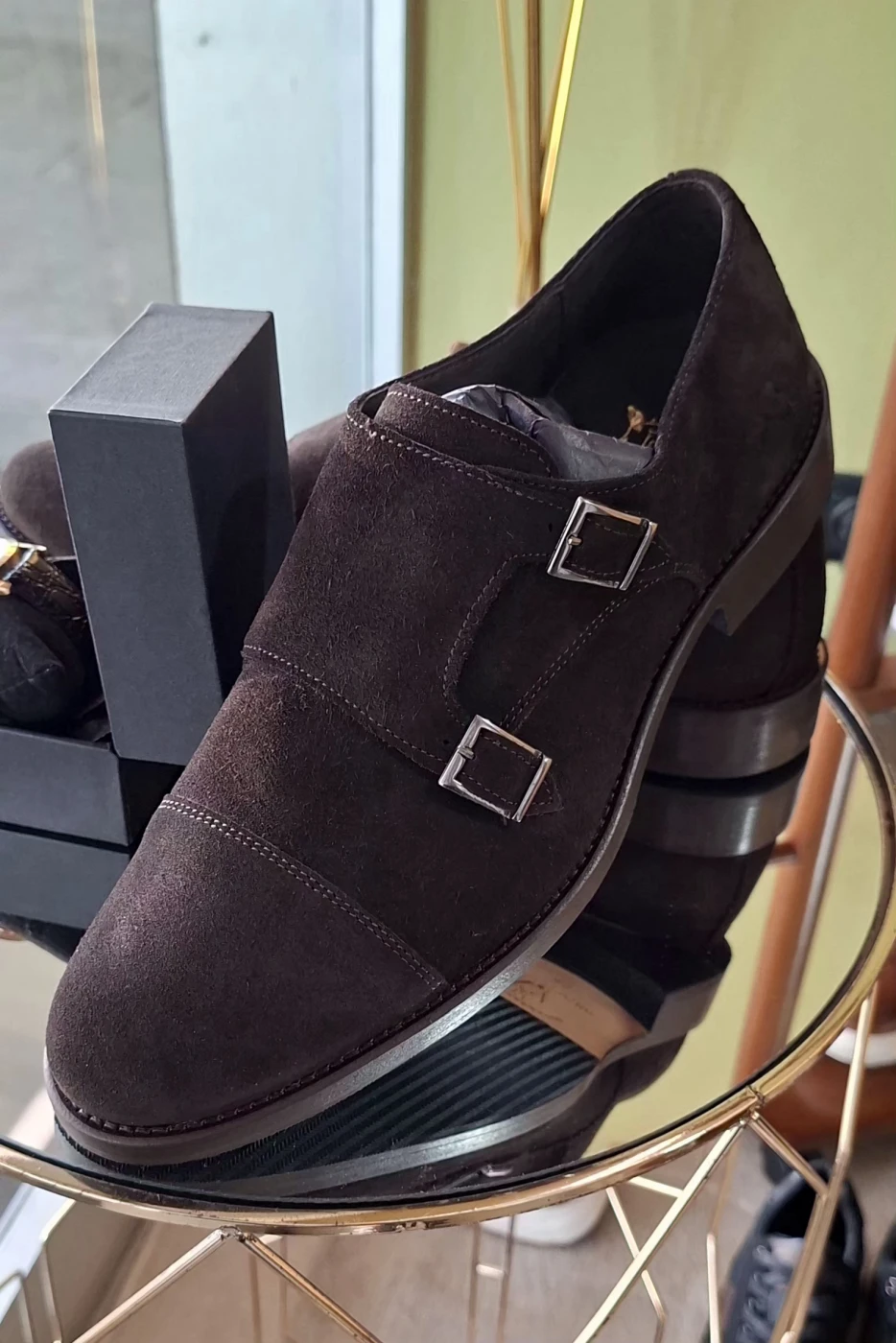 Sapato Monk Strap La Garrocha em Castanho Cod.892 | definne
