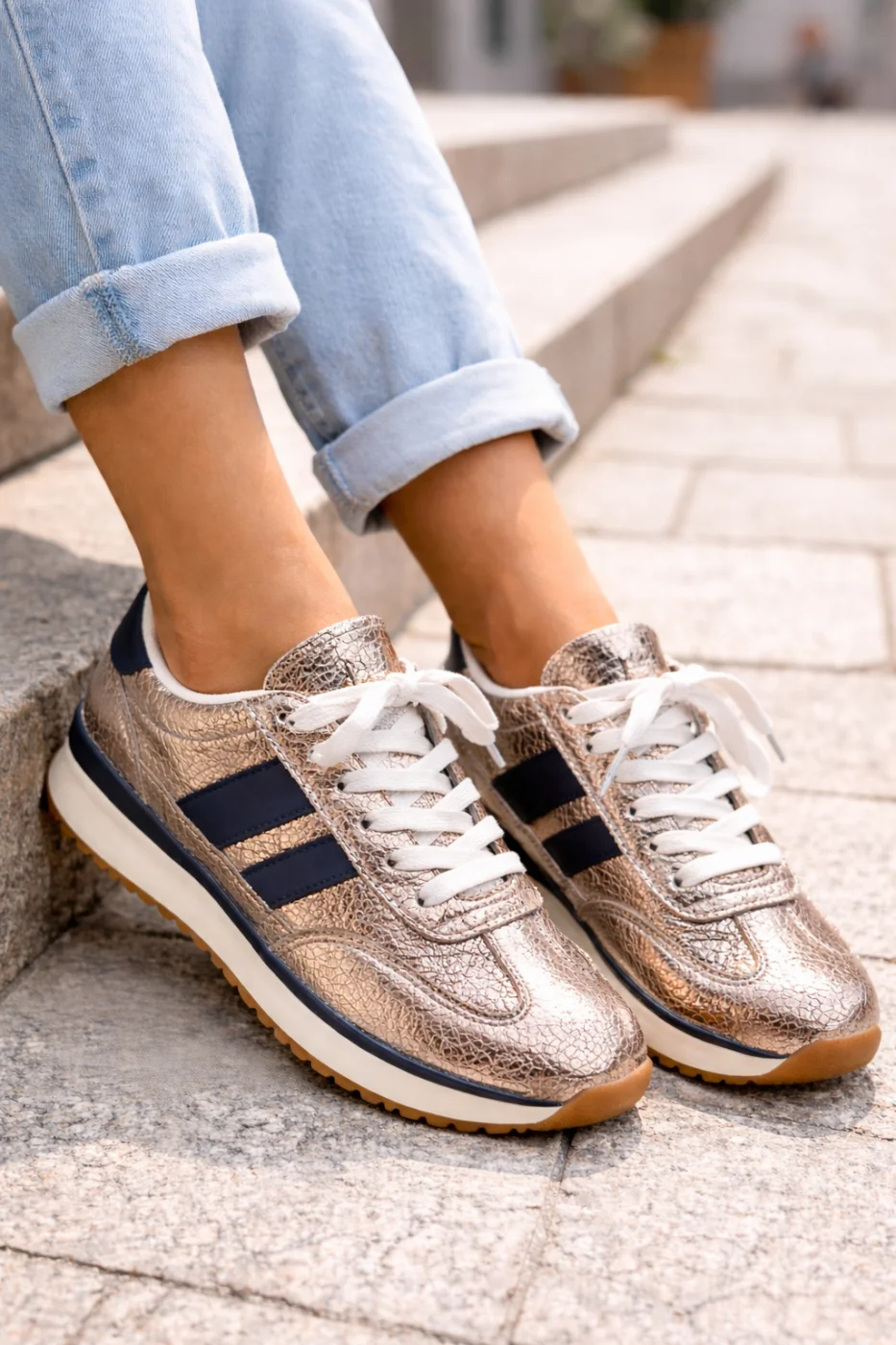 Silber Sneaker  | Lieblings Schuhe 