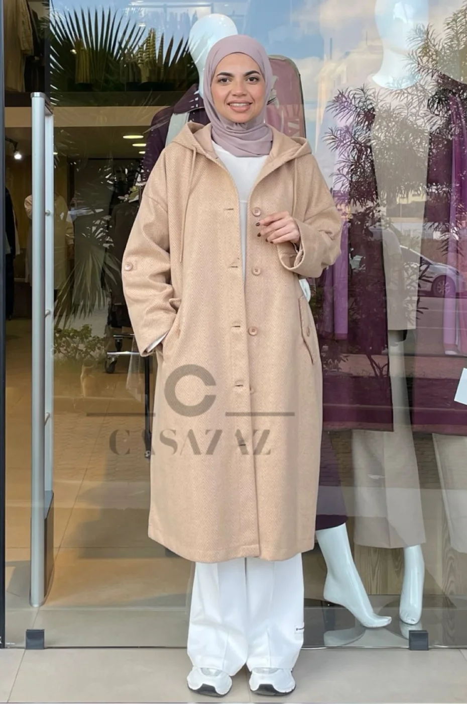 Trench Bouton  | CasaZaz