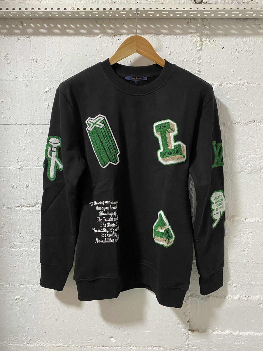 Louis Vuitton Sweatshirt BlackGreen  | MASSIMOLUXURYOUTLET