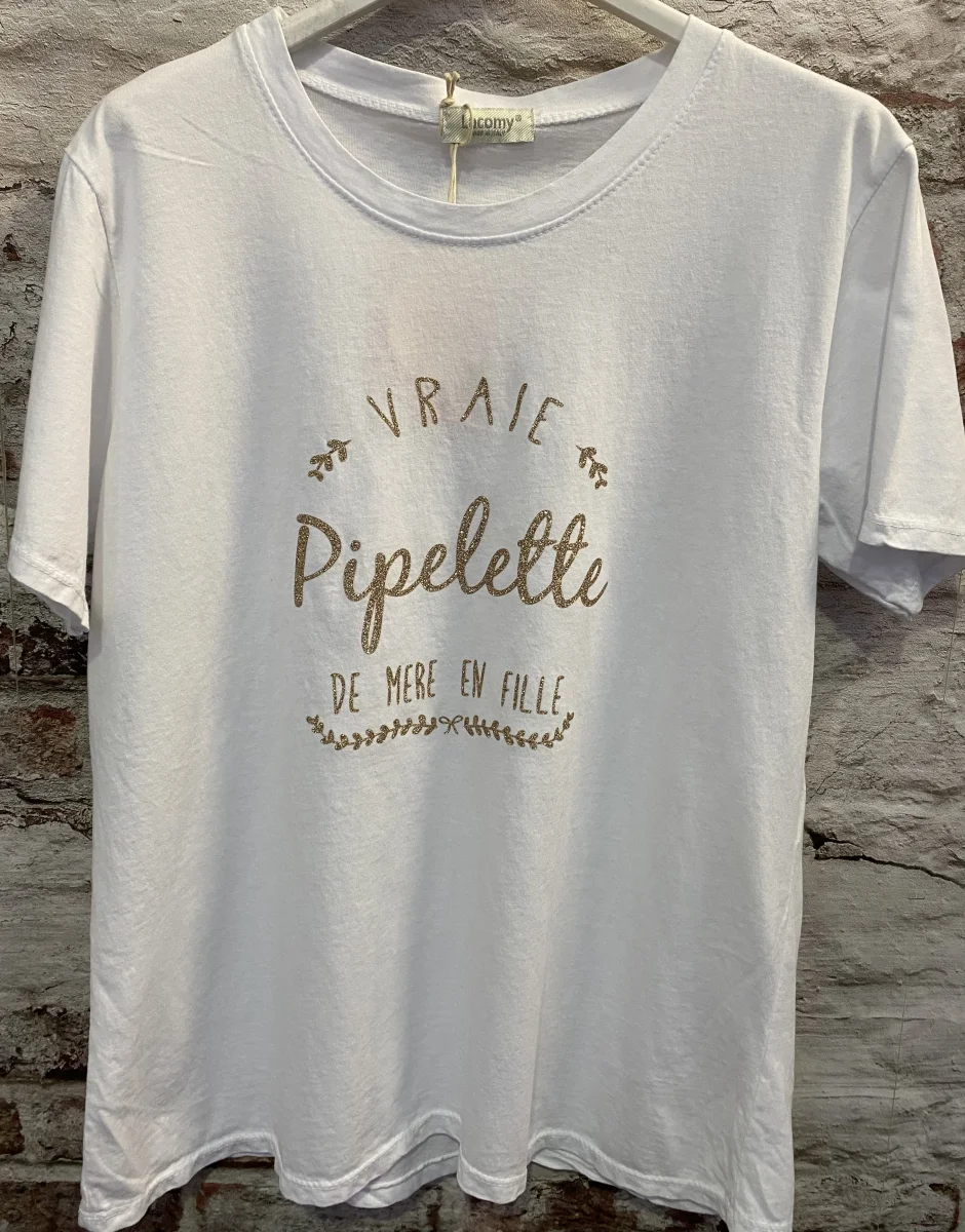 Tshirt pipellette de mere en fille  | Jus de coco 