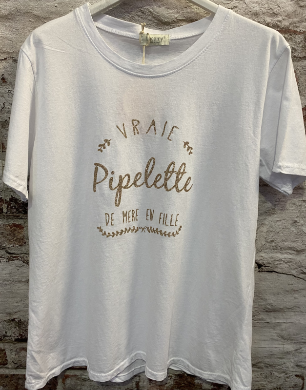 Tshirt pipellette de mere en fille  | Jus de coco