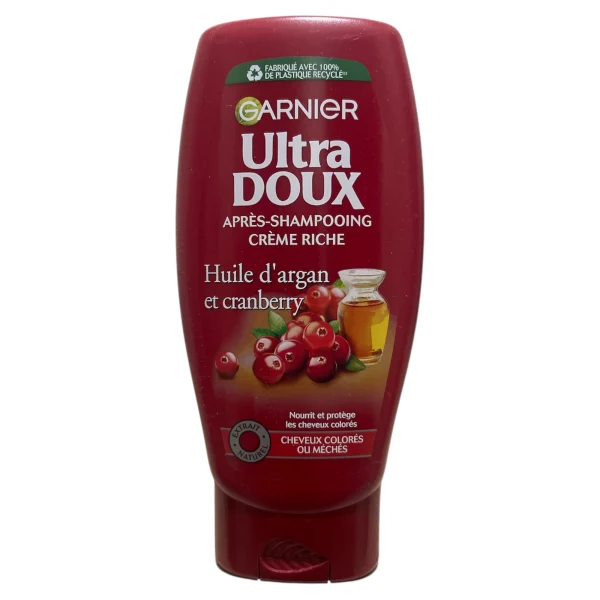 Ultra doux SHAMPOOING APRÈS-SHAMPOOING À L'HUILE D'ARGAN ET DE CRANBERRY | Miniprix