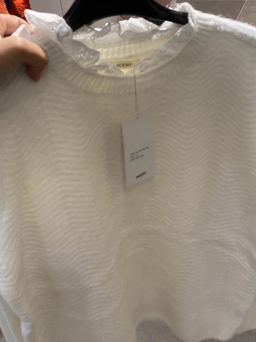 Pull colle dentelle | Astra boutique 