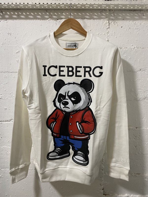 Iceberg Men Sweatshirt White | MASSIMOLUXURYOUTLET