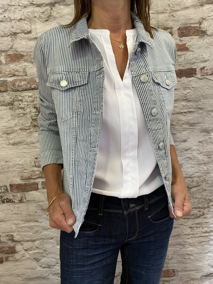 Veste rayé | Jus de coco 