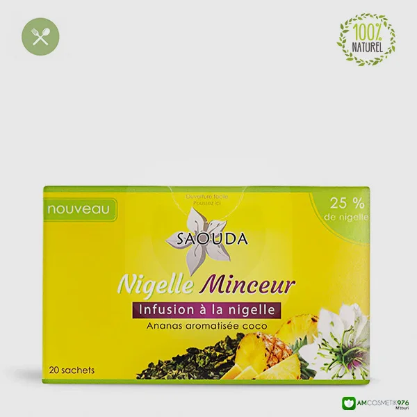 INFUSION MINCEUR À LA NIGELLE – SAOUDA | AMCOSMETIK