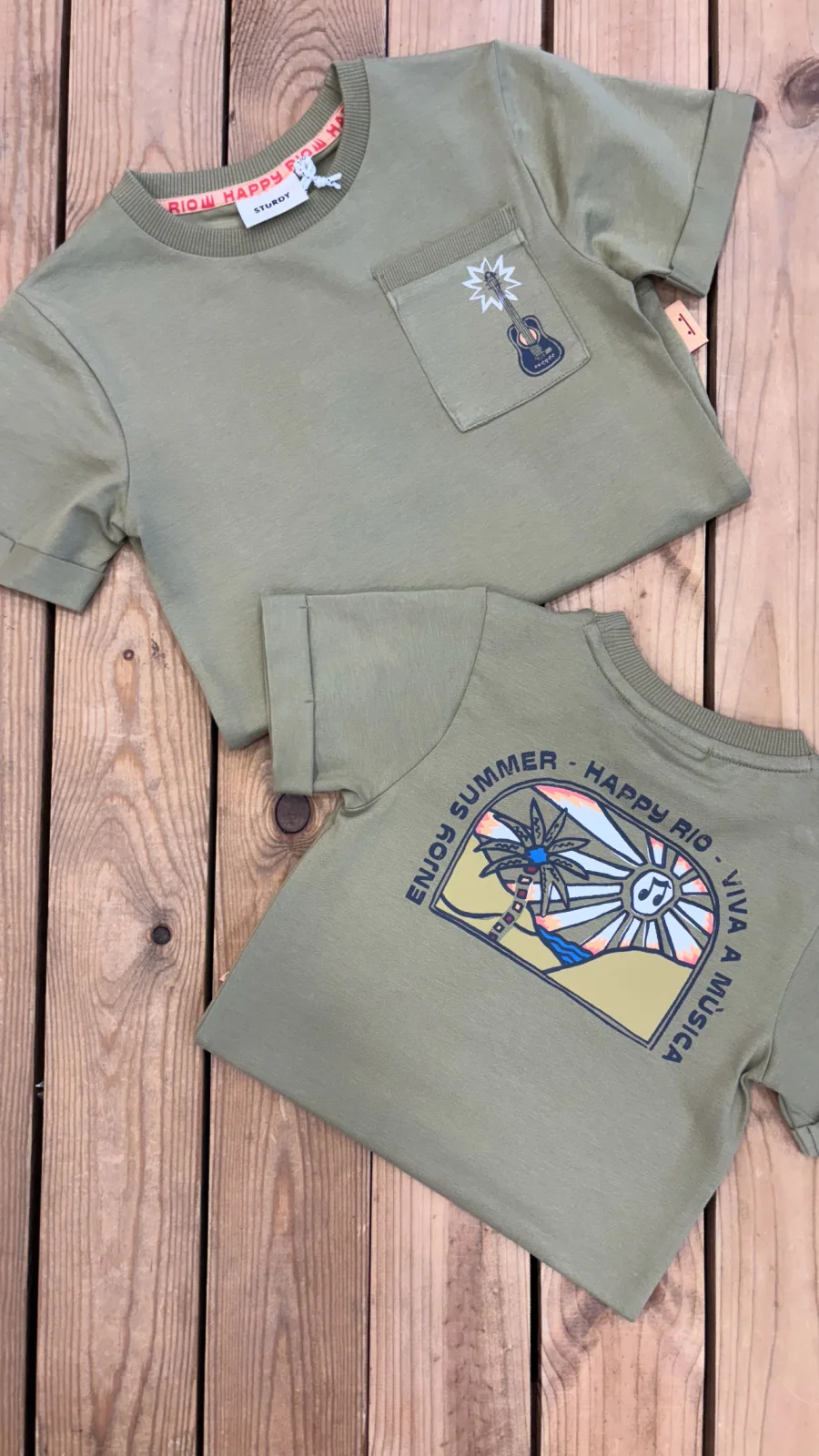 Tee shirt Rio olive Sturdy  | Lena in Love 