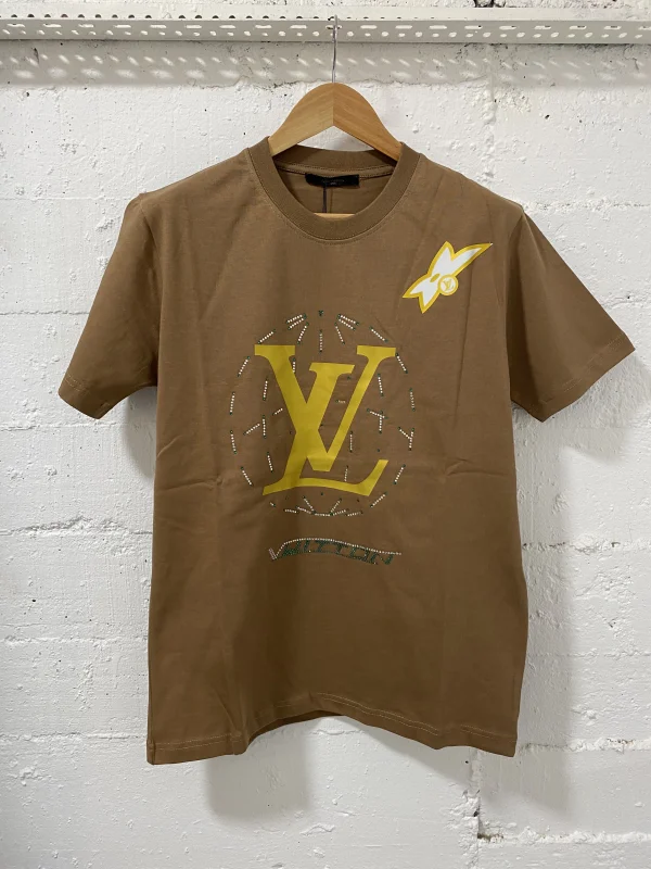 Louis Vuitton T-Shirt Brown/LV Yellow | MASSIMOLUXURYOUTLET