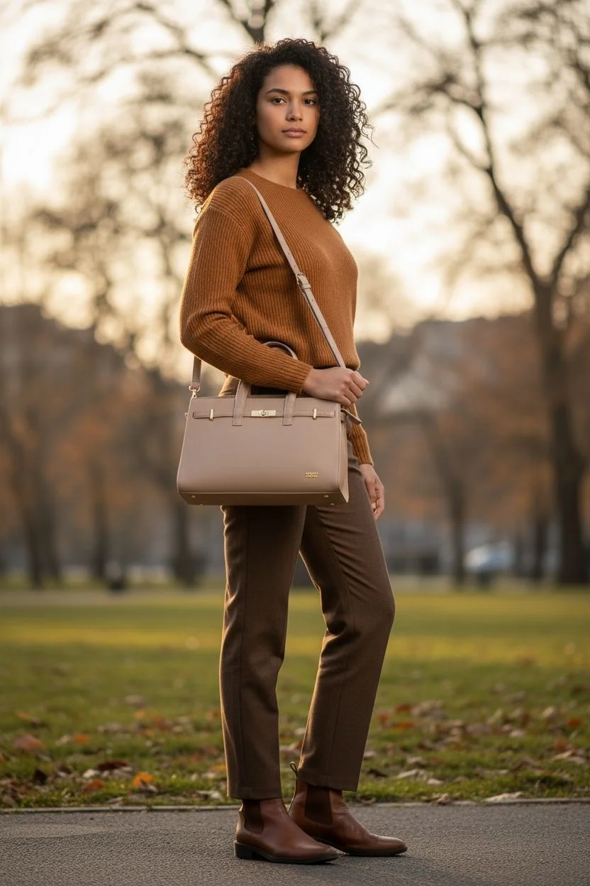 Grand sac beige | Nuances by maison Lanoo 