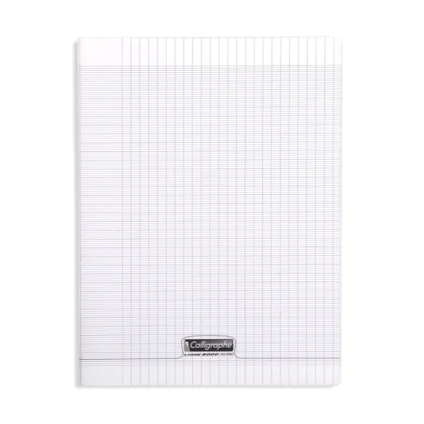 CAHIER ÉTUDIANT COUVERTURE PLASTIQUE GRAND CARREAU A4 200P  COULEUR ASSORTIE  | GX-IVOIRE SERVICE 