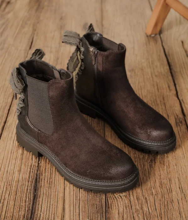 Bottines lacet | Jus de coco