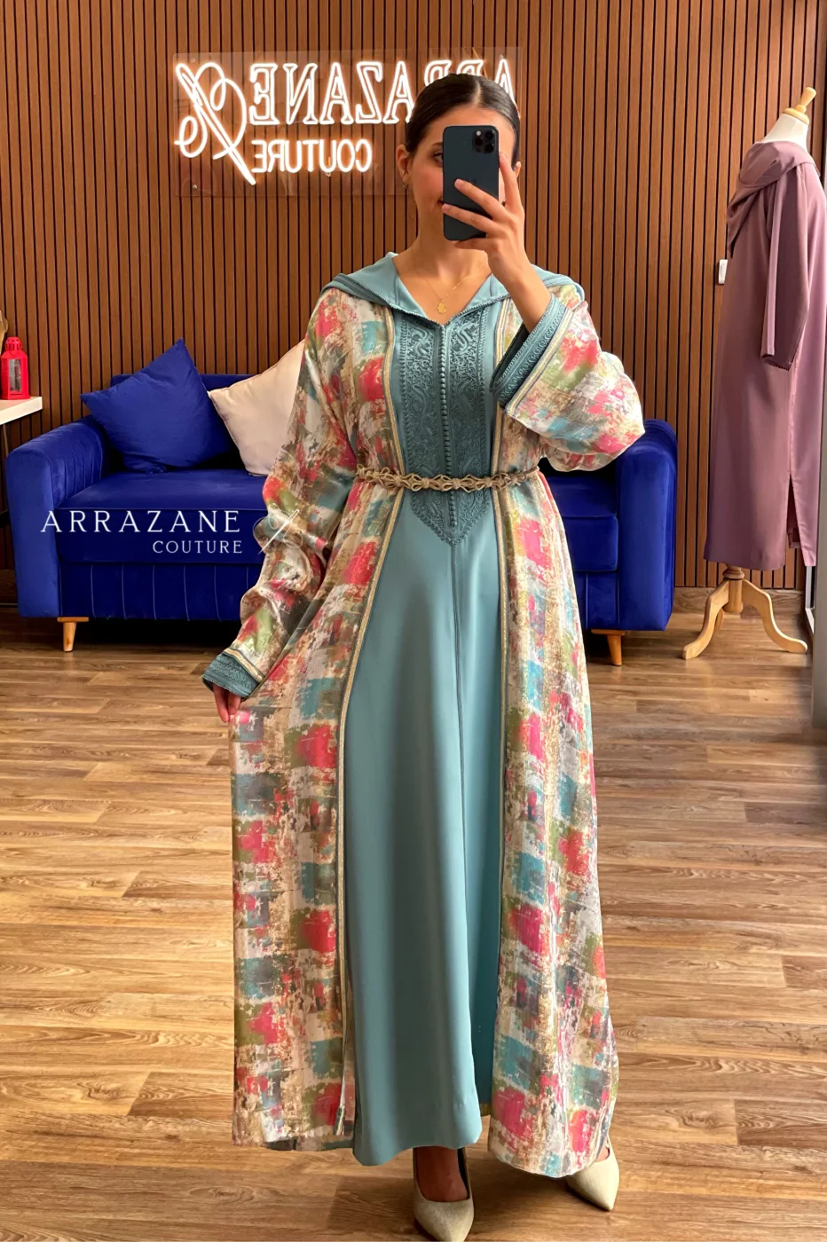 Djellaba Crêpe 2 pieces  | CasaZaz