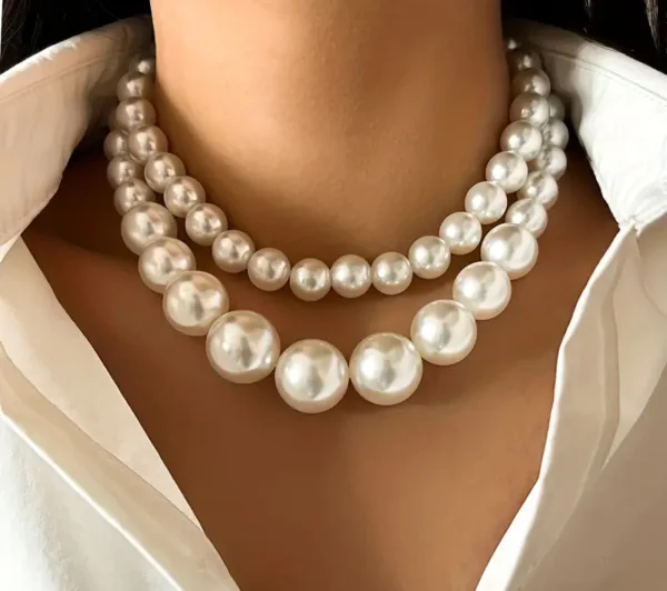 Collier vintage en perle | My beauty Shopper