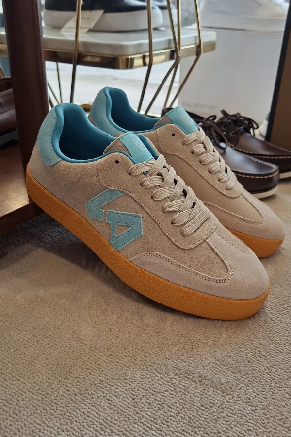 Tenis A La Vaquera Retro Casual Taupe Cod.816 | definne