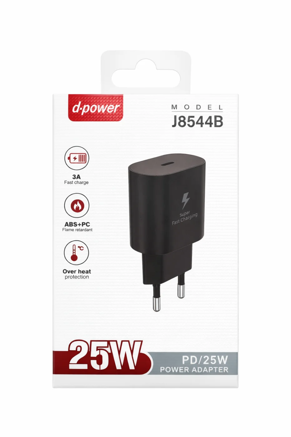 Prise Type-C 25W PD BLANC J8544 | Beauty phone 