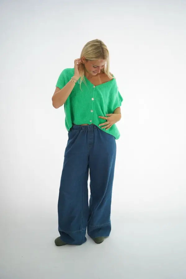 Cardigan Soft Crop | Salsa Color