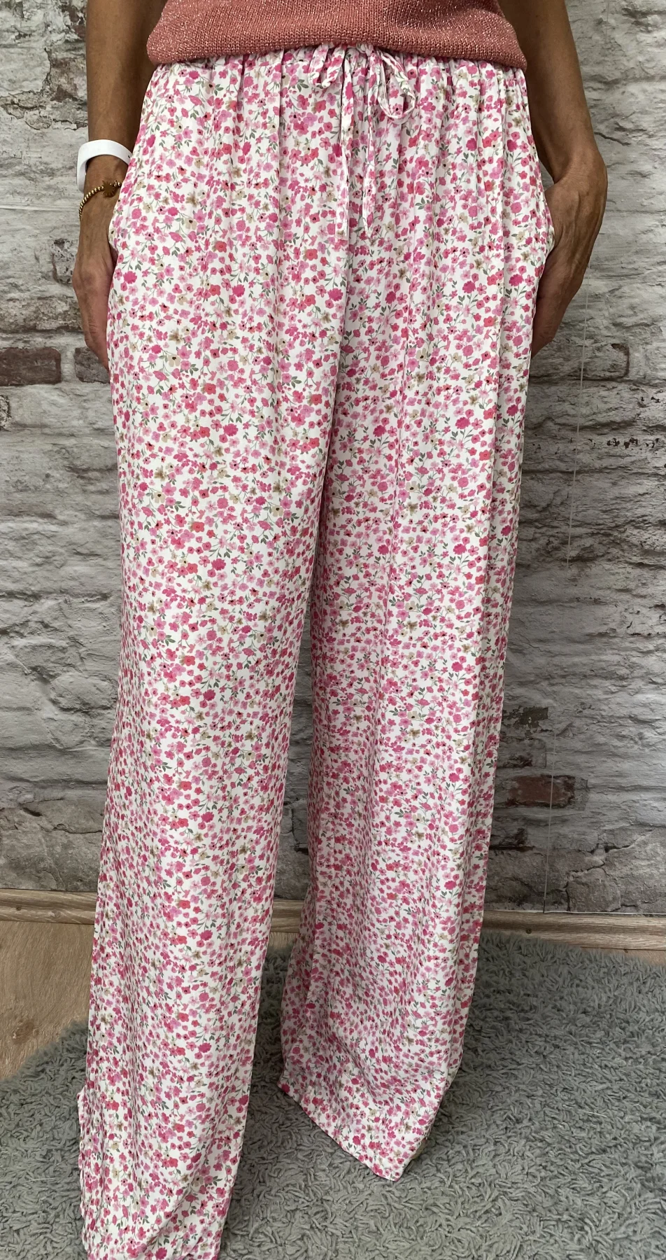 Pantalon fluides fleurs | Jus de coco 