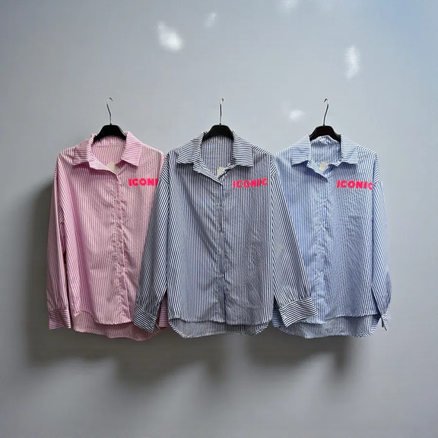 Chemise iconic a rayures oversize | Nuances by maison Lanoo 