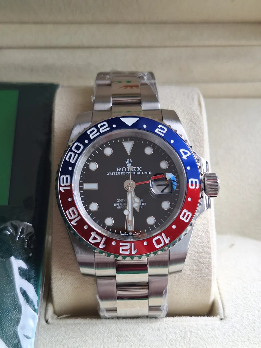 ROLEX GMT MASTER II PEPSI                                      ( SCATOLA E CERTIFICATI INCLUSI) | Fastfashionitalia